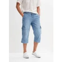 bonprix 3/4-Jeans regular fit, mit Elasthan-Anteil, mit Ziernähten, mit Waschung