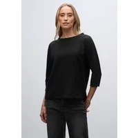 STREET ONE 3/4-Arm-Shirt im Glitzer-Look