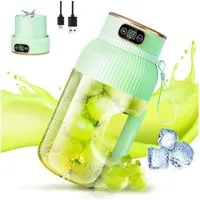 FANNOU Handmixer Tragbarer Mixer, Smoothie Maker to go, Blender, 1200ml Becher, 78 W, Leistungsstarker Mini Standmixer, Kabellos & Wiederaufladbar