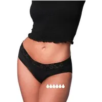 Taynie Periodenslip Queen ultra - Periodenunterwäsche sehr starke Blutung - Damen (1-St., 1er-Pack) Auslaufsichere Periodenunterwäsche / Periodenslip aus Bio-Baumwolle