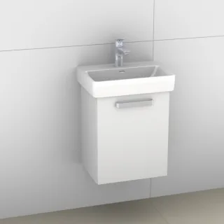 Artiqua 415 Waschtischunterschrank für Pro S 815961, Weiß Hochglanz, 415-WUT-L50-L-7016-68 415-WUT-L50-L-7016-68