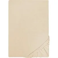 Castell - Markenbettwäsche Spannbettlaken Jersey in Gr. 90x200, 140x200 oder 180x200 cm, Jersey, Gummizug: rundum, (1 Stück), aus Baumwolle, für Matratzen bis 22 cm Höhe, Bettlaken, Spannbetttuch
