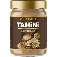 Zühre Ana® Saucen Saseme Paste 300g–100% Sesam, Ohne Zusatzstoff, Intensives Aroma Tahin, 300 g, Mit unverwechselbarer, intensiver Konsistenz und Aroma