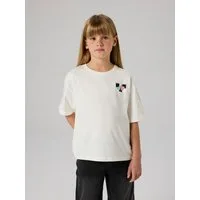 Name It T-Shirt NKFTARA SS RLX TOP PS NOOS mit Brust- und Rückenmotiv