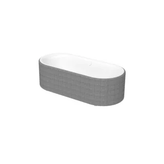 Bette BetteLux Oval Couture Badewanne 3466-000TX 180x80x45cm, weiß