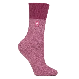 Damen Thermo HoneyComb Top Socken ohne Gummiabschluss
