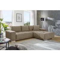 Jockenhöfer Gruppe Ecksofa Luciano L-Form, B: 282 cm, mit Bettfunktion, Bettkasten, induktive Ladestation & USB-Anschluss