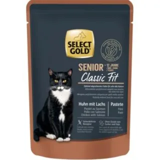 SELECT GOLD Senior +12 Huhn mit Lachs 24x85 g