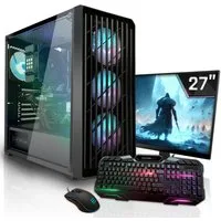 SYSTEMTREFF AMD Ryzen 7 5700X mit Nvidia GeForce RTX 5060 Ti 16GB Gaming-PC-Komplettsystem (27", AMD 5700X 5700X, Nvidia GeForce RTX 5060 Ti, 32 GB RAM, 1000 GB SSD)
