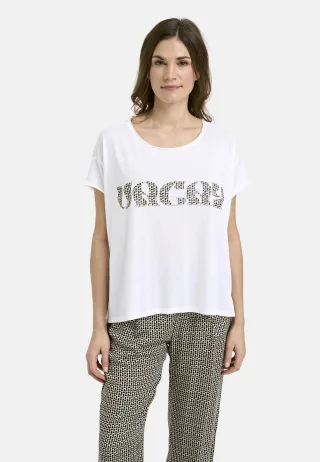 Smith&Soul - Boxy T-Shirt with inside print black print - Gr. - M
