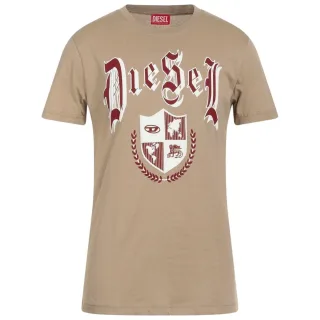 Diesel Medieval Design Dune Beige T-Shirt