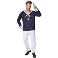 dressforfun Kostüm Herrenkostüm Seemann, Schönes Oberteil im Marinelook