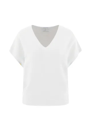 FYNCH-HATTON - PULLOVER SLEEVELESS FINE COTTON milk - Gr. - M