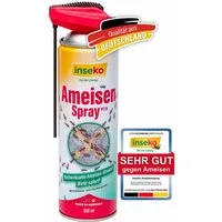 Inseko Insektenspray 1x inseko Ameisenspray 500 ml - effektive Sofortwirkung (PT19), 1-St., gegen Ameisen und Ameisennester