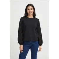 Vila Sweatshirt VISANDY L/S DETAIL SWEAT TOP - NOOS Viskosemischung, regular fit