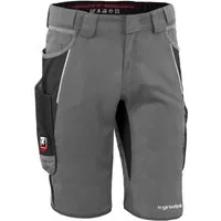 Qualitex Workwear Arbeitsshorts Handwerker-Shorts IRON mit 13 Taschen aus Lyocell, Cordura & Stretch (1-tlg) moderne, kurze Arbeitshose - Strapazierfähig - Funktional-Erweiterbar