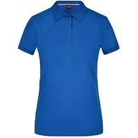 James & Nicholson Poloshirt Damen Pima Polo / feine Piqué-Qualität