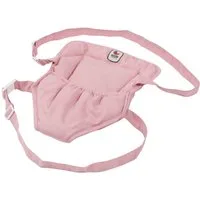 CHIC2000 Puppen Bauchtrage Melange rosa