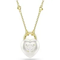 Swarovski Collier Swarovski Damen-Kette Metall 1 Swarovski-Kristall