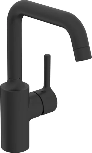 Hansa Einhandmischer Waschtisch-Batterie HANSAVANTIS 5255 Ausladung, 152 mm Matt-Schwarz, 5255226733 5255226733