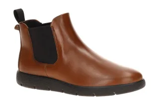 Ecco 239313 BELLA 2 Chelsea Boot Damen Stiefeletten Braun Mink PU Keilabsatz