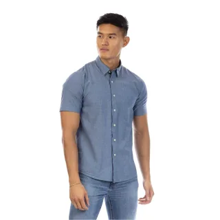 Peter Werth - Hemd für Herren, Chambray-Stoff (Indigoblau)