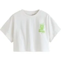 Next T-Shirt Kastiges T-Shirt mit Grafik (1-tlg)