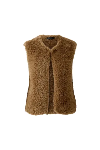 Oui - Strickweste brown - Gr. - 42