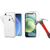 OLi Schutzfolie Transparent Schutzhülle +Schutzglas für iPhone X/XS Hülle Klar Weiche, (Spar-Set, 2-St), Panzer Glas & Cover Case, Displayschutz / TPU Silikon