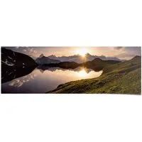 Reinders! Poster Bergsee Sonnenuntergang, (1 St)