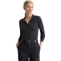 Marc O'Polo Langarm-Poloshirt Jersey aus Organic-Cotton-Modal-Mix, regular fit