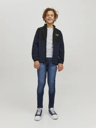 JACK&JONES - JJEORGANIC BASIC TEE SS O-NECK NOOS JNR white - Gr. - 176