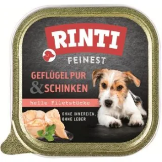 RINTI Feinest Adult Geflügel pur und Schinken 44x150 g