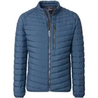 CASAMODA Steppjacke CASAMODA Herren Outdoor-Steppjacke Stehkragen Zipper Blau