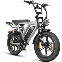 Vankel E-Bike Mountainbike Cityrad E-Fahrrad 20” x 4.0” Damen u. Herren Pedelec 720Wh Max.108KM, Kettenschaltung, Heckmotor, 720 Wh, (Beleuchtungsset mit Batterieladegerät, Batterieschlüssel, Werkzeug), 48V 15Ah All-Terrain Elektrofahrrad mit Shimano