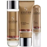 System Professional Haarpflege-Set System Professional LuxeOil Set – Shampoo 250 ml, Conditioner 200 ml &, 3-tlg., reichhaltig