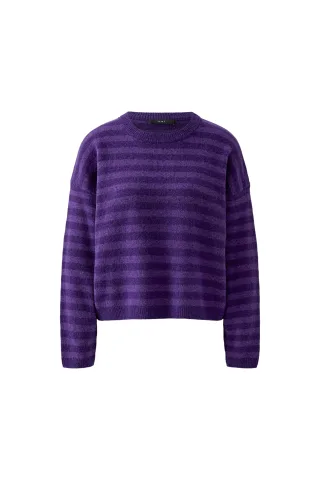 Oui - Pullover dk violett violett - Gr. - 36