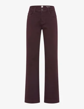 Brax Damen Five-Pocket-Hose Style MAINE BLACKBERRY VIOLET, denim dunkles lila, Gr. 32