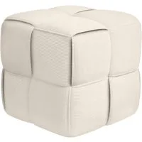 CLP Sitzhocker Sitzhocker Cordstoff Forinta (1 St., 1er), quadratisch gepolstert, bequem und stabil
