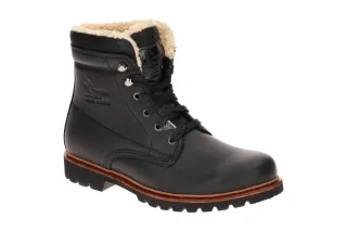 Panama Jack P03 Aviator C2 schwarz - Warmgef?tterte Winterstiefel f?r Herren