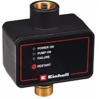 Elektronischer Durchflussschalter schwarz, Druckschalter für Gartenpumpen, bis 10 bar