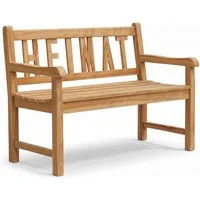 Garden Pleasure Gartenbank Gartenbank HEIMAT 2-Sitzer aus Teak Wetterfest & Langlebig