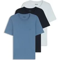 BOSS T-Shirt TShirtRN 3P Classic (Packung, 3-tlg) mit BOSS Stickerei