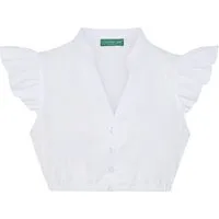 Country Line Dirndlbluse Dirndlbluse mit Flügelärmel