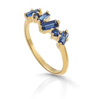 Orphelia „Novel“ Damen-Ring aus 925er Sterlingsilber – Gold ZR-7534