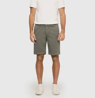 MAC - MAC JEANS - Jog´n Short, Jersey Denim grün - Gr. - 40