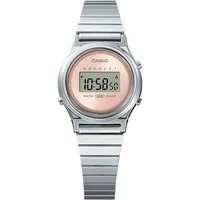 CASIO VINTAGE Chronograph LA700WE-4AEF, Quarzuhr, Armbanduhr, Damenuhr, Edelstahlarmband,digital,Stoppfunktion