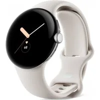 Google Pixel Watch WiFi - Smartwatch - polished silver/chalk Smartwatch