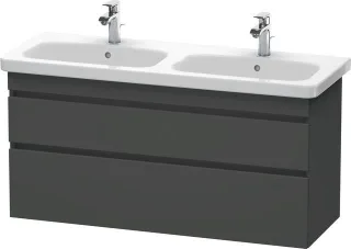 Duravit DuraStyle Waschtischunterbau wandhängend Graphit Matt 1230x448x610 mm - DS649804949 DS649804949