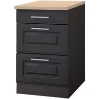 KOCHSTATION Unterschrank KS-Stockholm hochwertige MDF-Fronten